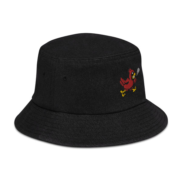 dirty bird denim bucket hat