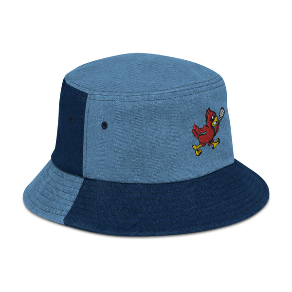 dirty bird denim bucket hat