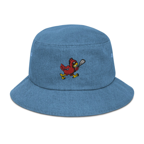 dirty bird denim bucket hat