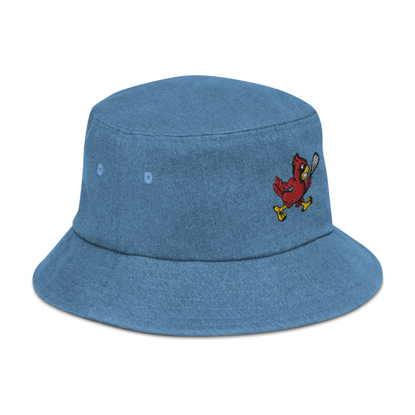 dirty bird denim bucket hat