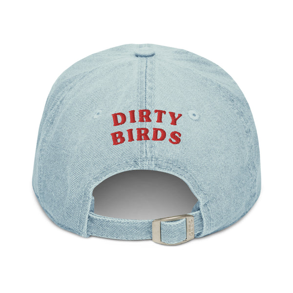 dirty bird denim hat